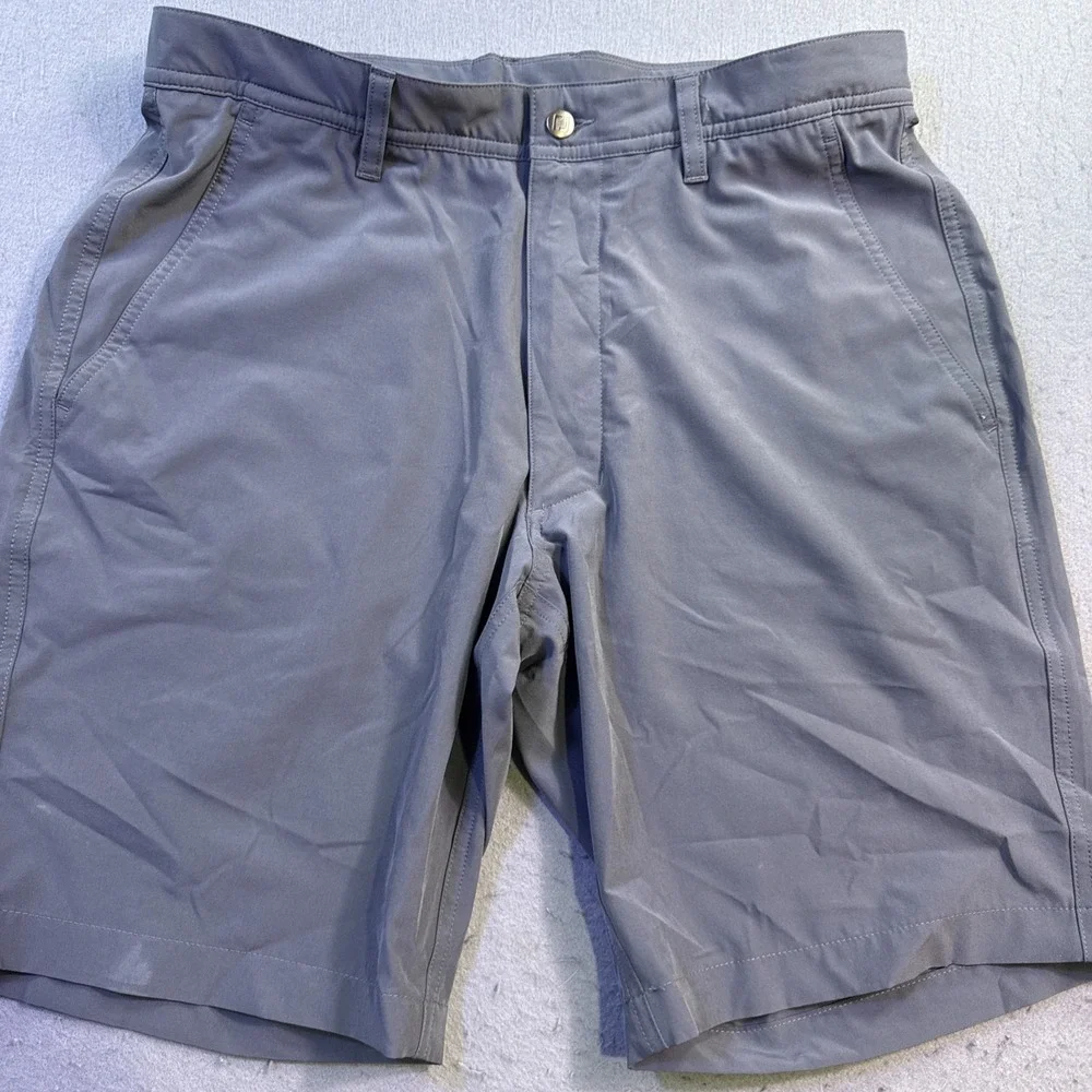 FootJoy Golf Shorts Mens 32 Performance Stretch Lightweight FJ Gray